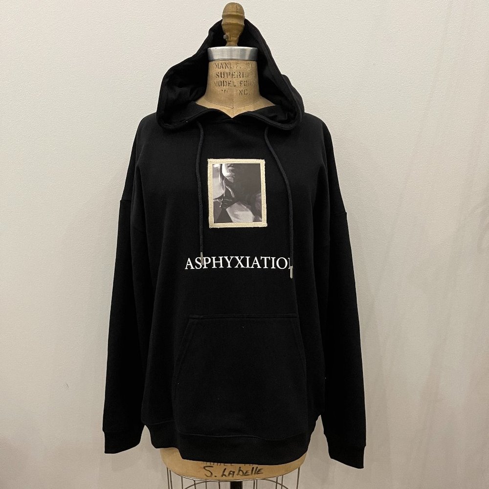3/150$ Handmade hoodie ASPHYXIATION PRINT